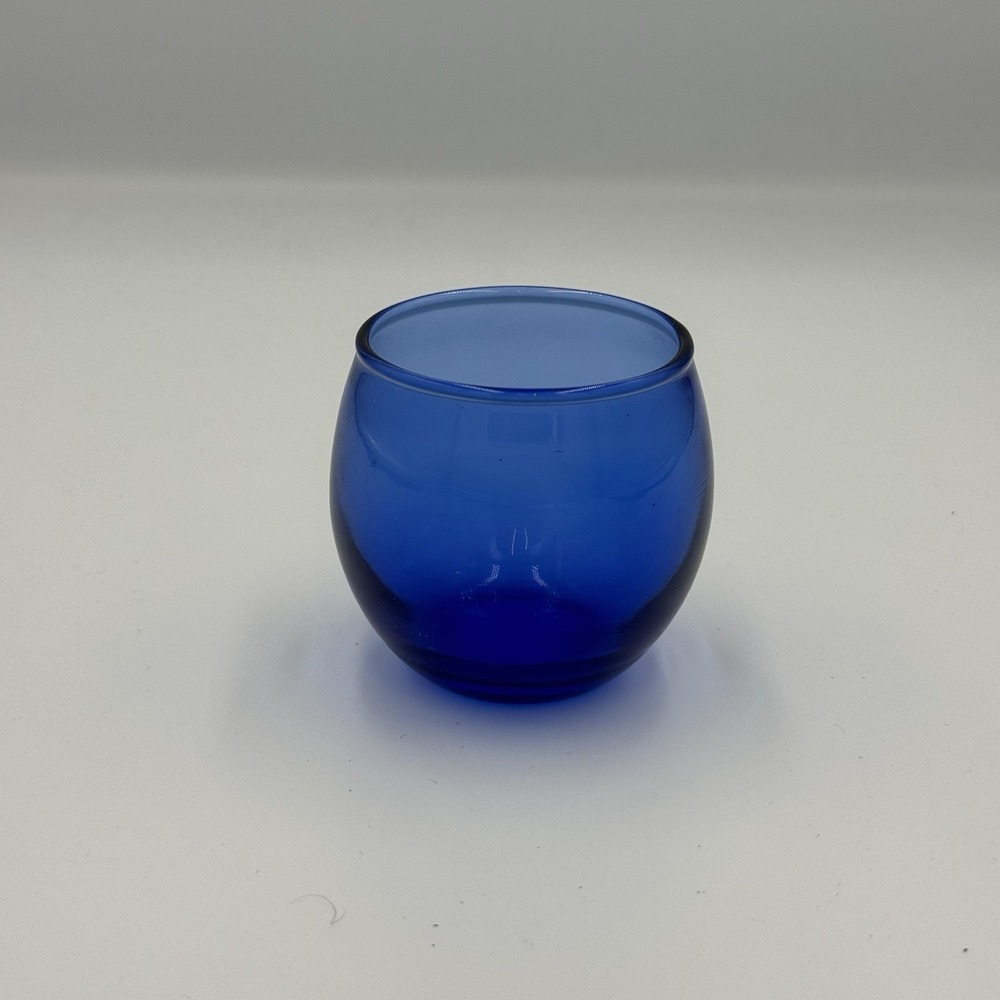 Cobalt Blue Glass Tealight Votive Candle Holder Round Bowl 2.5" X 2 Home Décor